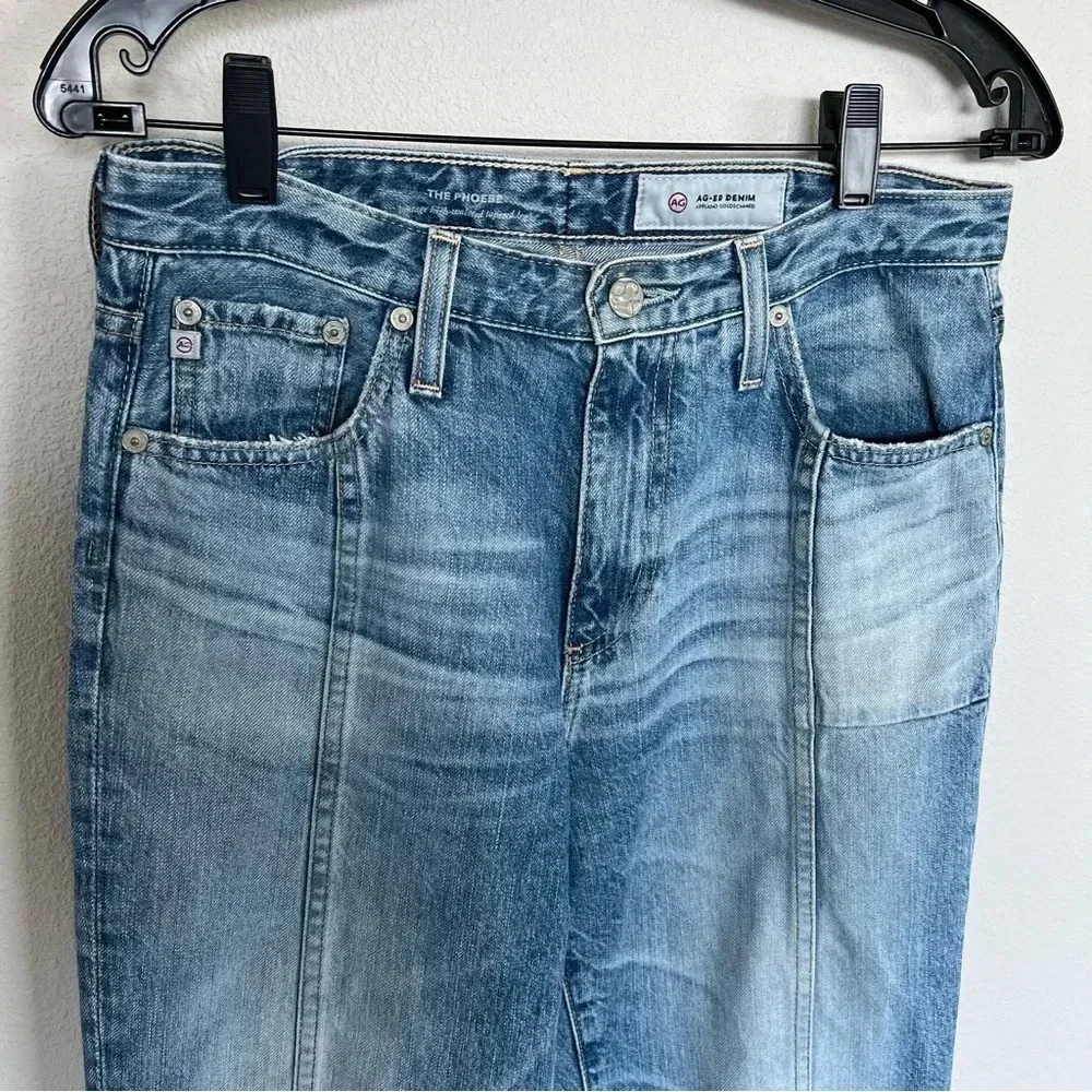 AG Phoebe Vintage High Waist Tapered Straight Leg Jeans 18 Years Vaulted 28